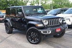 2025 Jeep Wrangler Sahara 4xe w/ 20" Black Wheels & 3-Piece Hard Top