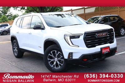 2025 GMC Acadia AT4 AWD w/ Panoramic Moonroof [MotorTrend Certified]