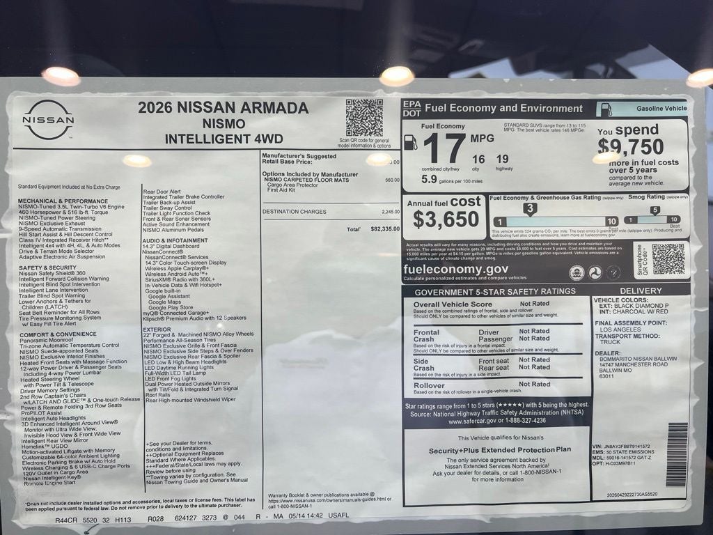 2026 Nissan Armada NISMO®