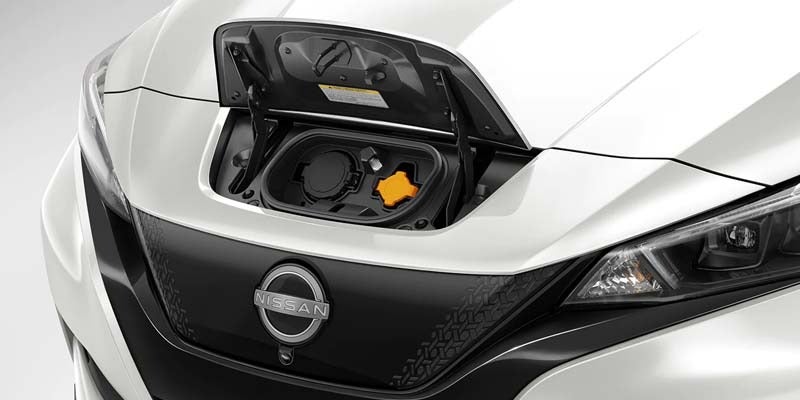 Nissan Leaf charging ports