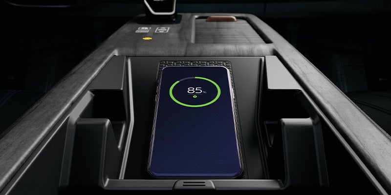 Nissan Ariya wireless phone charger