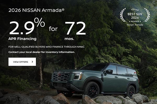 2026 Nissan Armada 2.9% APR