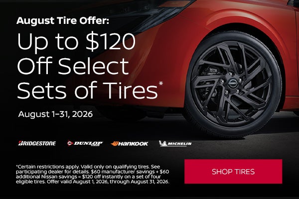 August Tire Offer