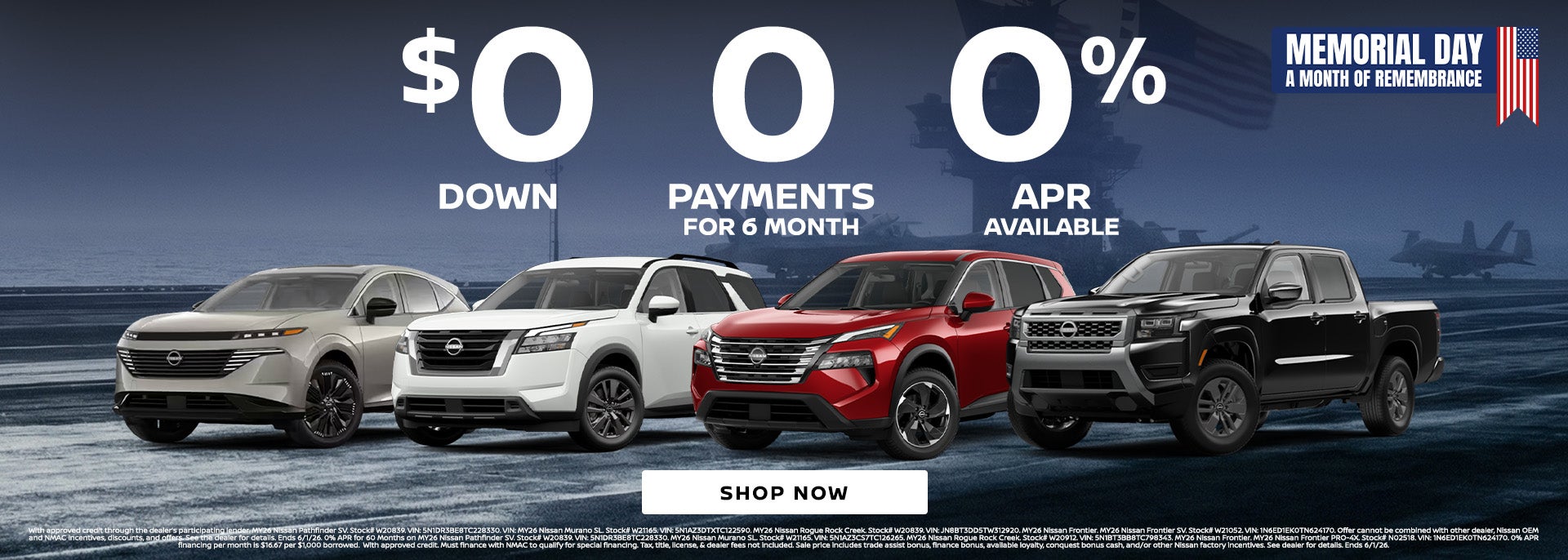 Memorial Day Offer